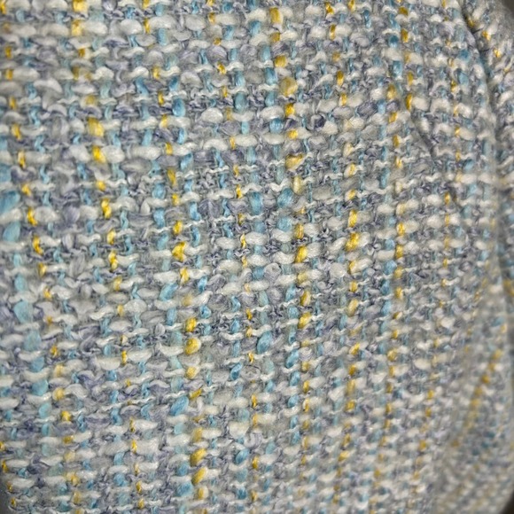 J. Crew Tweed Dress Women's Size 10 Pencil Blue Career Preppy Coastal Corporate - Picture 12 of 12